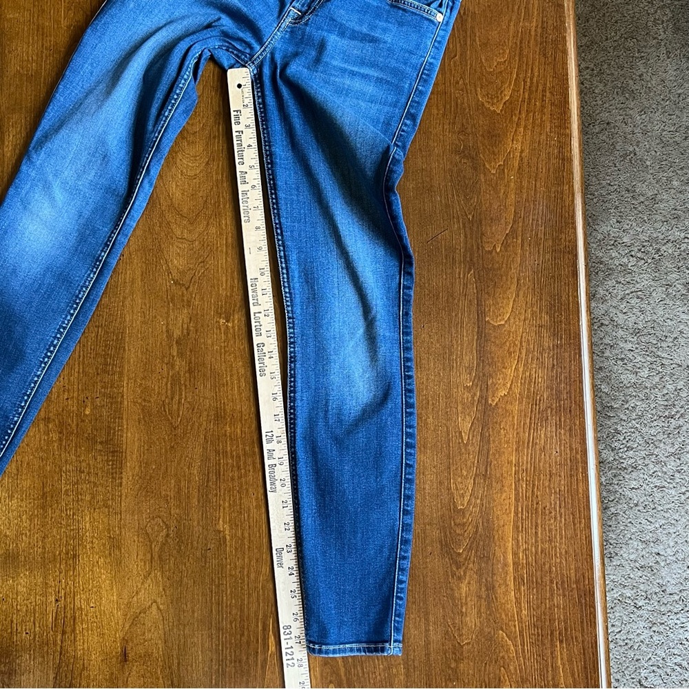 7 For All Mankind High Rise Skinny Jeans Size 26 - Picture 14 of 15
